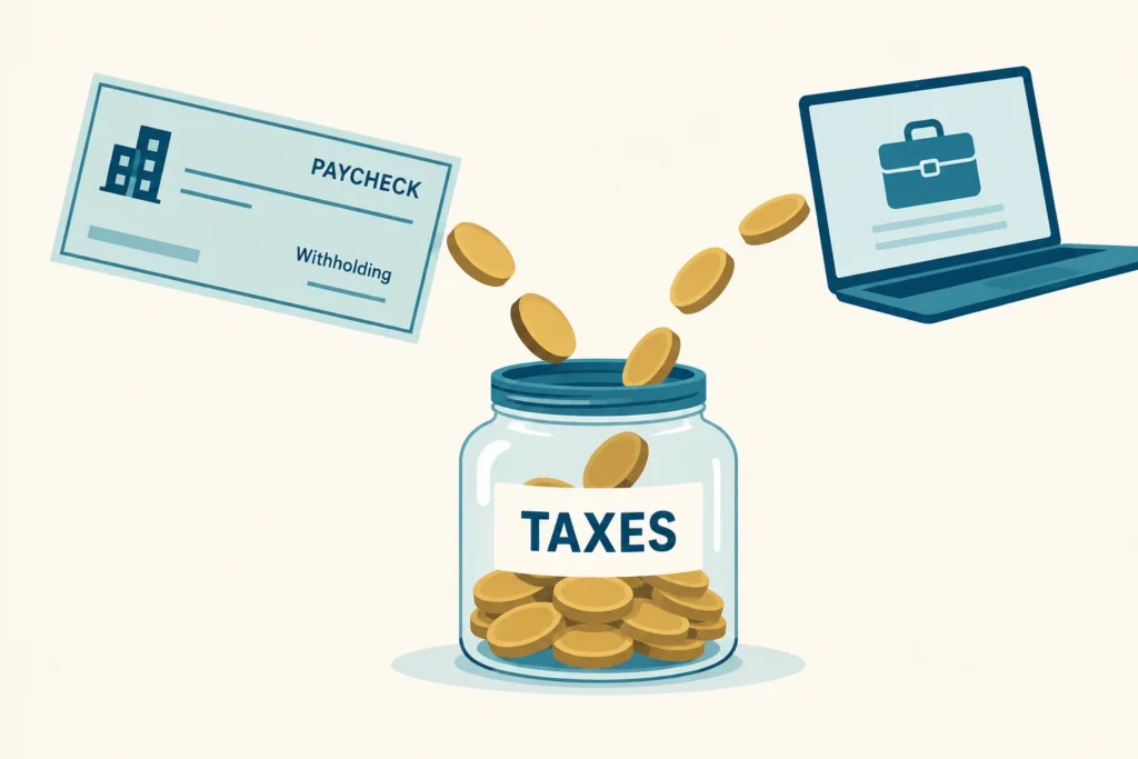 How Much Should I Set Aside for Side-Gig Taxes If I Also Have a Paycheck?
