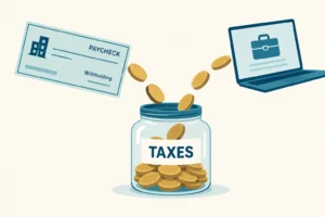 How Much Should I Set Aside for Side-Gig Taxes If I Also Have a Paycheck?